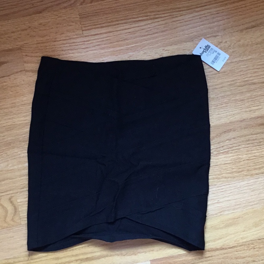 NWT Charlotte Russe black skirt